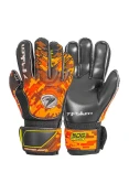 LUVA POKER CAMPO EVOLUTION SEMI PROFISSIONAL INFANTIL - Preto/laranja