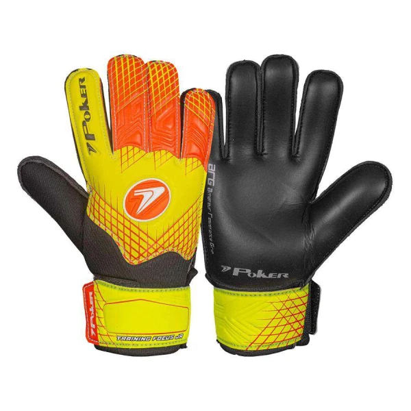LUVA POKER CAMPO TRAINING FOCUS INFANTIL - Amarelo/laranja