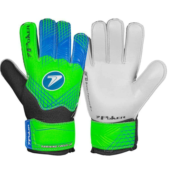 LUVA POKER CAMPO TRAINING FOCUS INFANTIL - Verde/azul