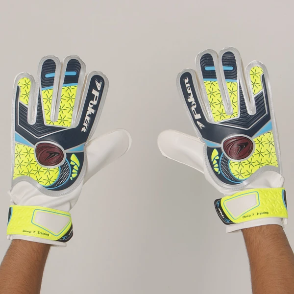 LUVA POKER FUTEBOL CAMPO DEEP 7 TRAINING - Marinho/amarelo