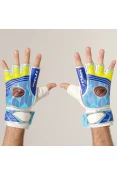 LUVA POKER FUTSAL FAST TRAINING - Azul/amarelo