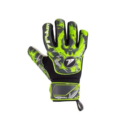 LUVA POKER GOLEIRO PROFISSIONAL FIREBALL INFANTIL - Cinza/verde