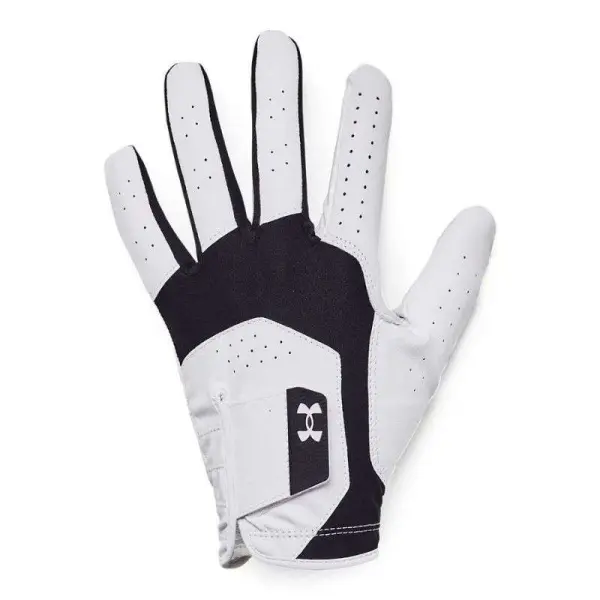 LUVA UNDER ARMOUR GOLF ISO-CHILL - Branco/preto