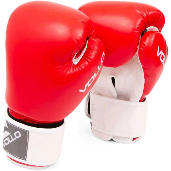 LUVA VOLLO BOXE COMBATE 8 OZ - Vermelho