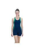 MACAQUINHO SPEEDO CROSS FEMININO - Marinho/verde MACAQUINHO SPEEDO CROSS FEMININO - Marinho/verde
