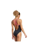 MAIO ADIDAS THINSTRIPES ESS FEMININO - Preto/pink MAIO ADIDAS THINSTRIPES ESS FEMININO - Preto/pink