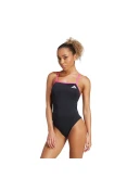 MAIO ADIDAS THINSTRIPES ESS FEMININO - Preto/pink MAIO ADIDAS THINSTRIPES ESS FEMININO - Preto/pink