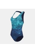 MAIÔ SPEEDO RACER OPEN OCEAN FEMININO - Azul/verde MAIÔ SPEEDO RACER OPEN OCEAN FEMININO - Azul/verde