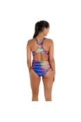 MAIÔ SPEEDO ZIGGY FEMININO - Roxo/amarelo MAIÔ SPEEDO ZIGGY FEMININO - Roxo/amarelo