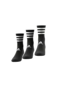 MEIA ADIDAS 3S CSH CRW PACOTE COM 3 UN - Preto/branco MEIA ADIDAS 3S CSH CRW PACOTE COM 3 UN - Preto/branco