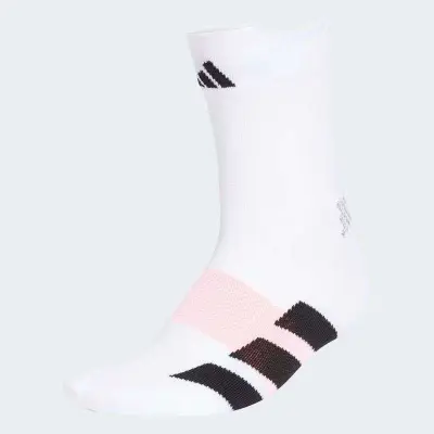 MEIA ADIDAS ADIZERO CANO MEDIO - Branco/preto