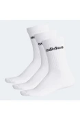 MEIA ADIDAS BS CREW PACOTE COM 3 - Branco MEIA ADIDAS BS CREW PACOTE COM 3 - Branco