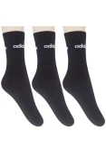 MEIA ADIDAS BS CREW PACOTE COM 3 - Preto MEIA ADIDAS BS CREW PACOTE COM 3 - Preto