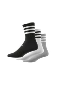 MEIA ADIDAS CANO ALTO 3PP C/LISTRAS PCT C/3 - Colorido MEIA ADIDAS CANO ALTO 3PP C/LISTRAS PCT C/3 - Colorido