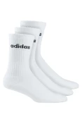 MEIA ADIDAS CANO ALTO LOGO LINEAR HC CREW PCT/3 - Branco MEIA ADIDAS CANO ALTO LOGO LINEAR HC CREW PCT/3 - Branco