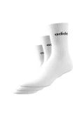MEIA ADIDAS CANO ALTO LOGO LINEAR HC CREW PCT/3 - Branco MEIA ADIDAS CANO ALTO LOGO LINEAR HC CREW PCT/3 - Branco