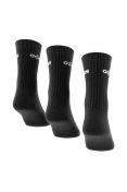MEIA ADIDAS CANO ALTO LOGO LINEAR HC CREW PCT/3 - Preto MEIA ADIDAS CANO ALTO LOGO LINEAR HC CREW PCT/3 - Preto