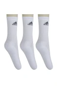 MEIA ADIDAS CREW CUSHION 3S PACOTE COM 3 - Branco