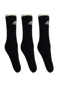 MEIA ADIDAS CREW CUSHION 3S PACOTE COM 3 - Preto MEIA ADIDAS CREW CUSHION 3S PACOTE COM 3 - Preto