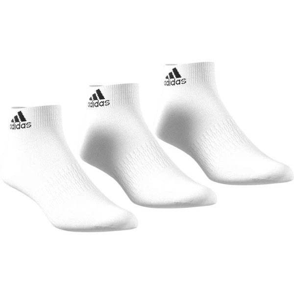 MEIA ADIDAS LIGHT ANK CANO MEDIO PCT C/3 - Branco