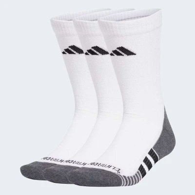 MEIA ADIDAS PERFORMANCE CLIMACOOL 3/P - Branco/grafite