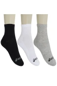 MEIA ASICS BASIC STRETCH QUARTER PACOTE COM 3 - Colorido
