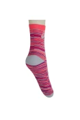 MEIA ASICS HEATHER QUARTER - Cinza/pink MEIA ASICS HEATHER QUARTER - Cinza/pink