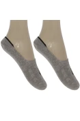 MEIA ASICS INVISIBLE TRAINING PACOTE COM 2 PARES - Cinza/preto MEIA ASICS INVISIBLE TRAINING PACOTE COM 2 PARES - Cinza/preto