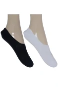 MEIA ASICS INVISIBLE TRAINING PACOTE COM 2 PARES - Preto/branco