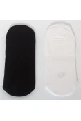 MEIA ASICS INVISIBLE TRAINING PACOTE COM 2 PARES - Preto/branco MEIA ASICS INVISIBLE TRAINING PACOTE COM 2 PARES - Preto/branco
