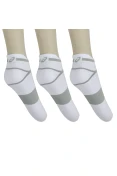 MEIA ASICS QUICK LYTE SINGLE PACOTE COM 3 - Branco MEIA ASICS QUICK LYTE SINGLE PACOTE COM 3 - Branco