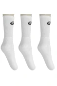 MEIA ASICS TENNIS CREW PACOTE COM 3 - Branco MEIA ASICS TENNIS CREW PACOTE COM 3 - Branco