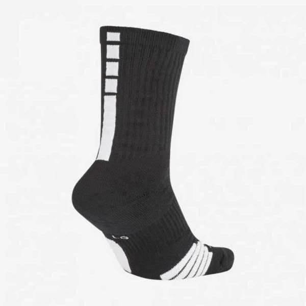 MEIA DE BASQUTE NIKE ELITE CREW - Preto/branco