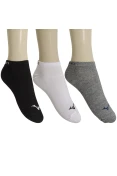 MEIA MIZUNO CANO CURTO NARA PACOTE COM 3 PARES - Colorido