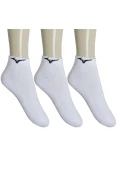 MEIA MIZUNO CRONOS FIT PACOTE COM 3 PARES - Branco MEIA MIZUNO CRONOS FIT PACOTE COM 3 PARES - Branco