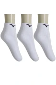MEIA MIZUNO CRONOS FIT PACOTE COM 3 PARES - Branco MEIA MIZUNO CRONOS FIT PACOTE COM 3 PARES - Branco