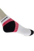 MEIA MIZUNO QUICKYDRY - Branco/vermelho MEIA MIZUNO QUICKYDRY - Branco/vermelho