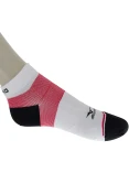 MEIA MIZUNO QUICKYDRY - Branco/vermelho MEIA MIZUNO QUICKYDRY - Branco/vermelho