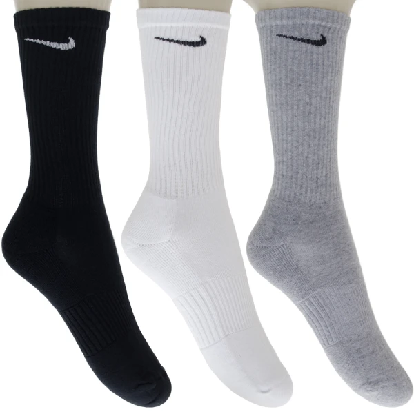MEIA NIKE CUSHION CREW PACOTE COM 3 PARES - Colorido