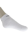 MEIA NIKE CUSHION QUARTER PACOTE COM 3 - Branco/preto MEIA NIKE CUSHION QUARTER PACOTE COM 3 - Branco/preto