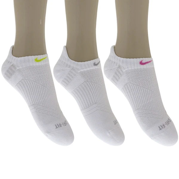 MEIA NIKE DRI FIT CUSHION PACOTE COM 3 - Branco