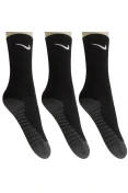 MEIA NIKE DRY CUSHION CREW PACOTE COM 3 - Preto/grafite MEIA NIKE DRY CUSHION CREW PACOTE COM 3 - Preto/grafite