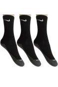 MEIA NIKE DRY CUSHION CREW PACOTE COM 3 - Preto/grafite MEIA NIKE DRY CUSHION CREW PACOTE COM 3 - Preto/grafite