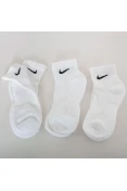 MEIA NIKE EVERYDAY CUSHION ANKLE PACOTE COM 3 PARES - Branco MEIA NIKE EVERYDAY CUSHION ANKLE PACOTE COM 3 PARES - Branco