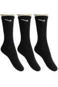 MEIA NIKE EVERYDAY CUSHION CREW PACOTE COM 3 - Preto MEIA NIKE EVERYDAY CUSHION CREW PACOTE COM 3 - Preto