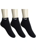 MEIA NIKE EVERYDAY CUSHION LOW PACOTE COM 3 - Preto MEIA NIKE EVERYDAY CUSHION LOW PACOTE COM 3 - Preto