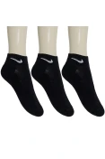 MEIA NIKE PERFORMANCE CUSHION PACOTE COM 3 - Preto MEIA NIKE PERFORMANCE CUSHION PACOTE COM 3 - Preto