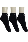 MEIA NIKE PERFORMANCE CUSHION PACOTE COM 3 - Preto MEIA NIKE PERFORMANCE CUSHION PACOTE COM 3 - Preto