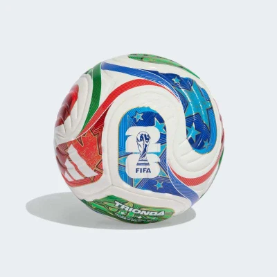 MINI BOLA ADIDAS TRIONDA COPA DO MUNDO 2026 - Branco/azul