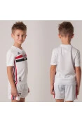MINI KIT ADIDAS SÃO PAULO FC OFICIAL 1 2019 INFANTIL - Branco/vermelho MINI KIT ADIDAS SÃO PAULO FC OFICIAL 1 2019 INFANTIL - Branco/vermelho